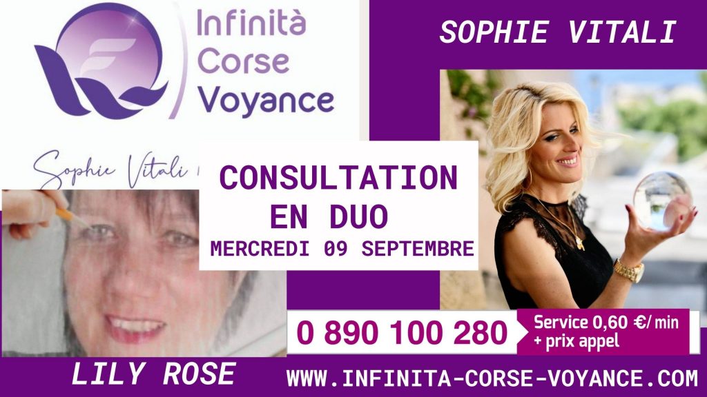 Consultations de voyance en duo avec Sophie Vitali et Lily Rose