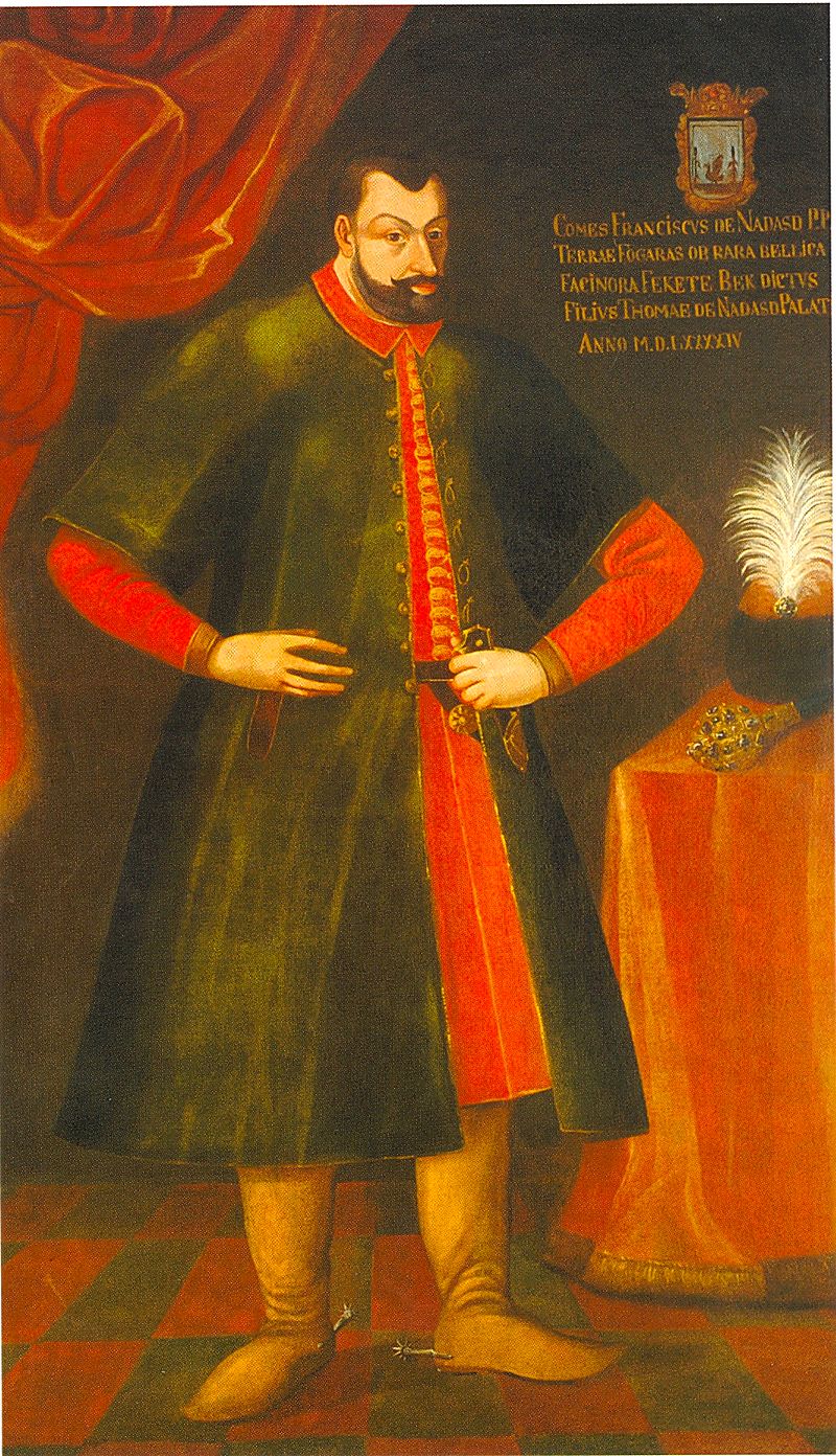 Portrait de Ferenc Nádasdy, époux d’Élisabeth Báthory, commandant hongrois connu pour sa loyauté et sa cruauté au combat.