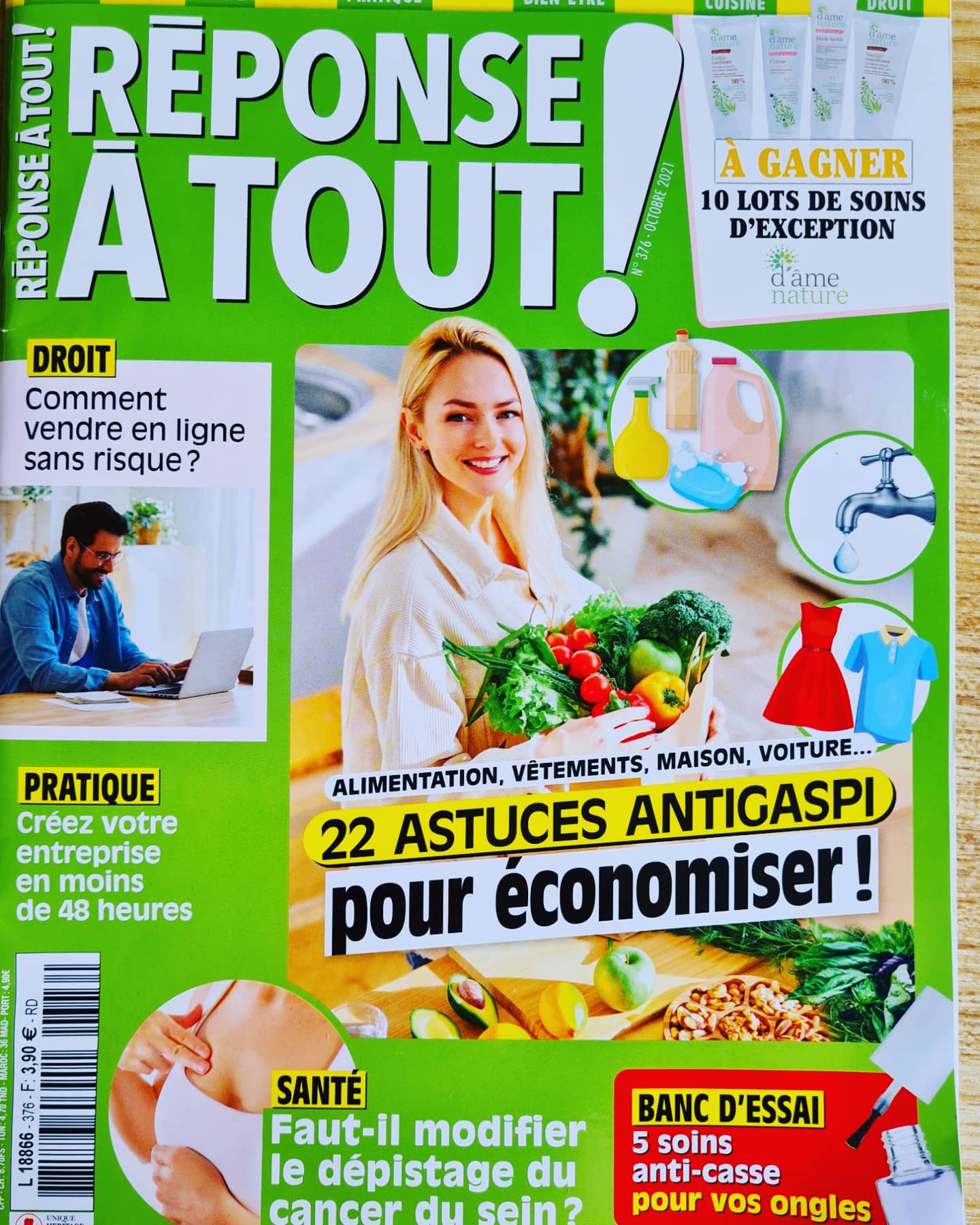 Sophie Vitali en interview dans le magazine : Réponse à tout !