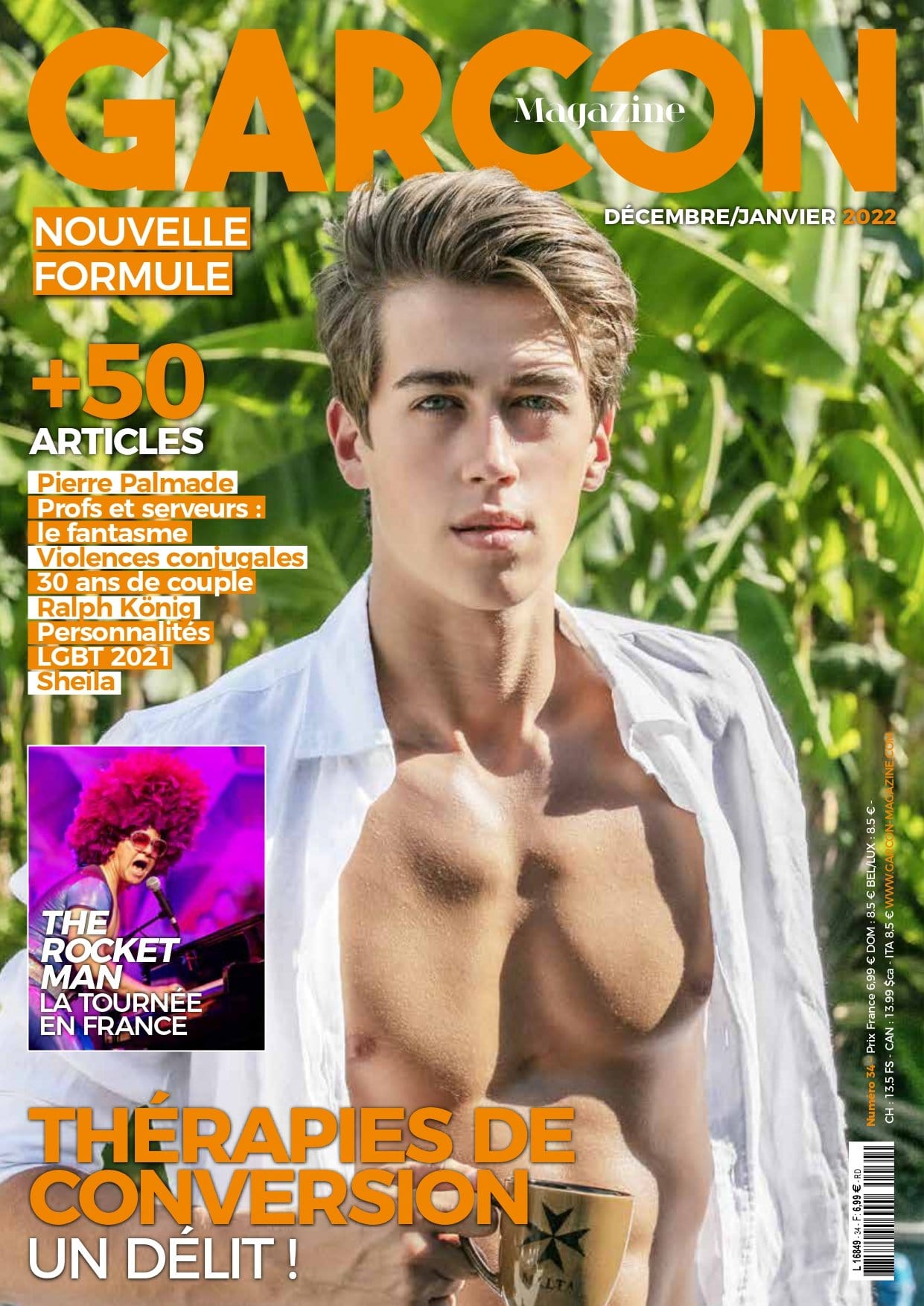 Sophie Vitali est dans le nouveau numéro de Garçon Magazine de décembre 2021