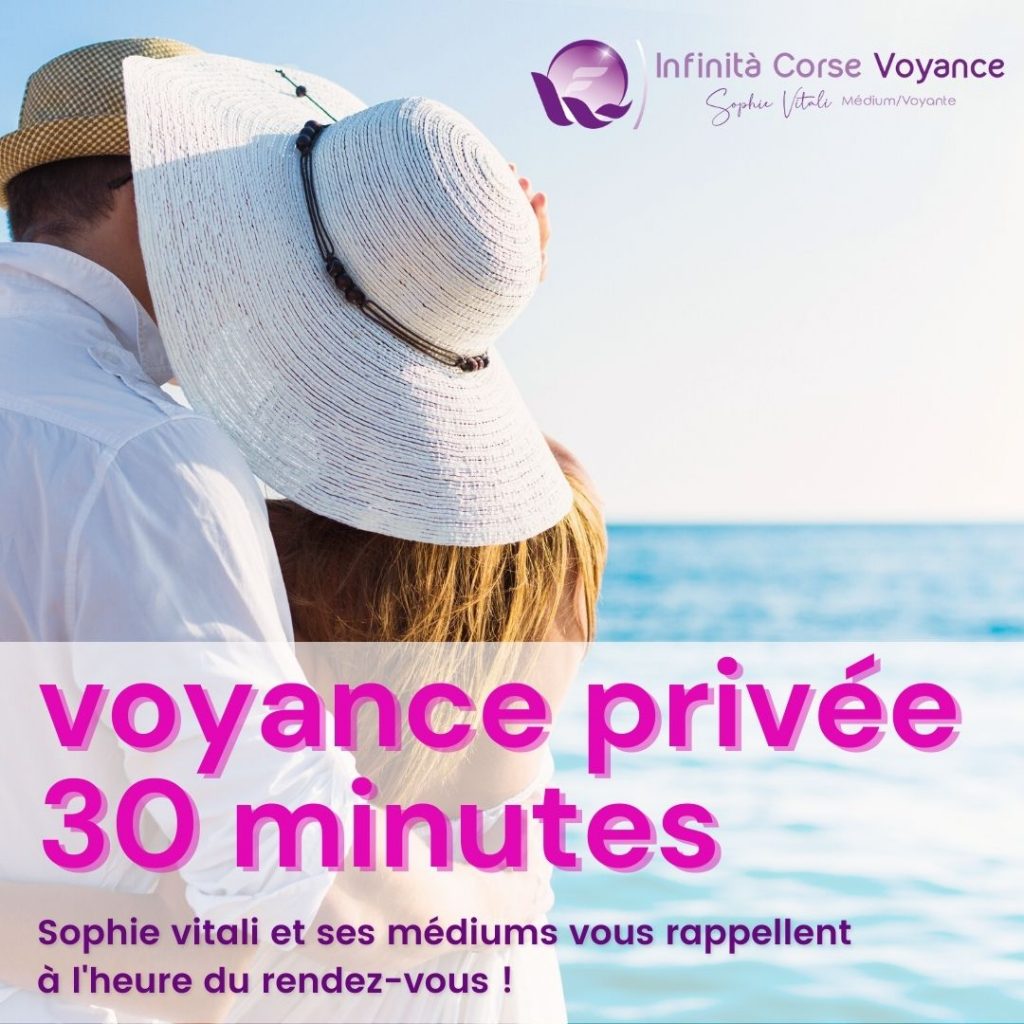 Voyance privée 30 minutes avec rendez-vous avec Sophie Vitali et ses médiums