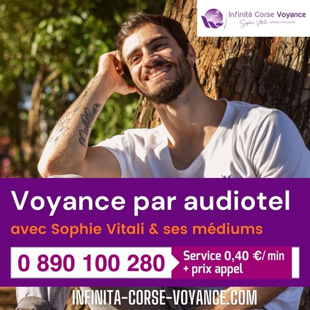 Voyance par audiotel et en privé pas cher à seulement 0.40 € la minute avec Sophie Vitali célèbre voyante corse