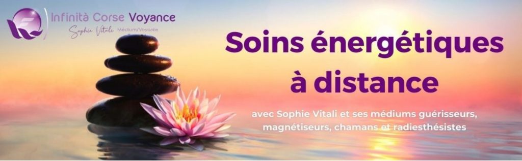 Soins énergétiques à distance et thème astrologique personnalisé avec Sophie Vitali célèbre médium et ses médiums guérisseurs