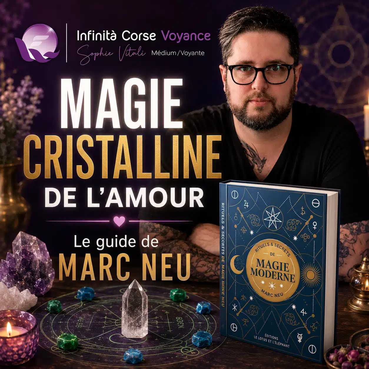 Pierres du Scorpion : cornaline, obsidienne, grenat, améthyste, labradorite et pierre de lune