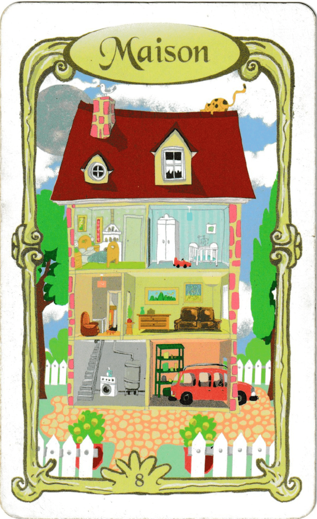 Oracle des Miroirs : la carte Maison - Signification et interprétation complète