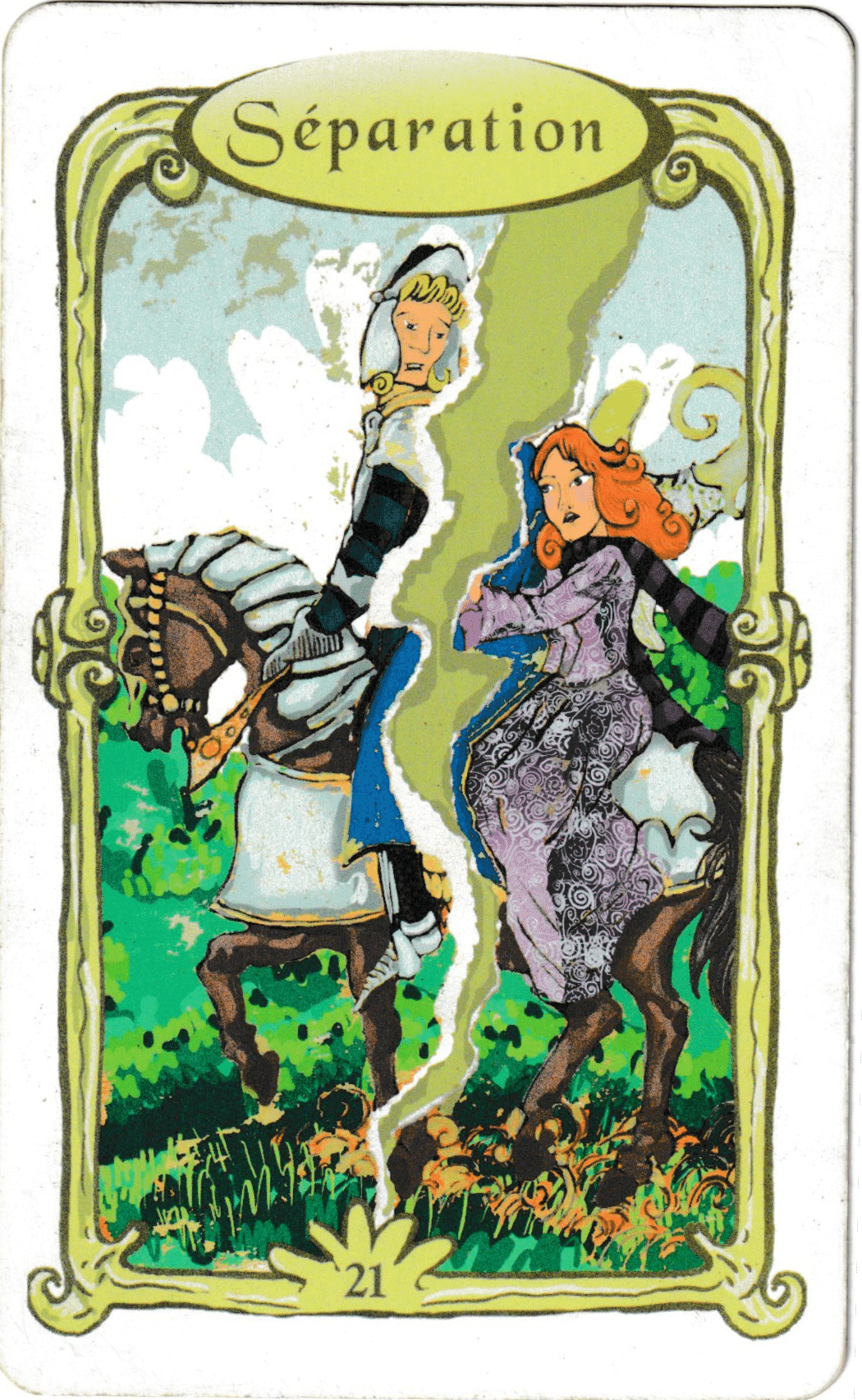 Oracle des Miroirs : la carte Séparation - Signification et interprétation complète