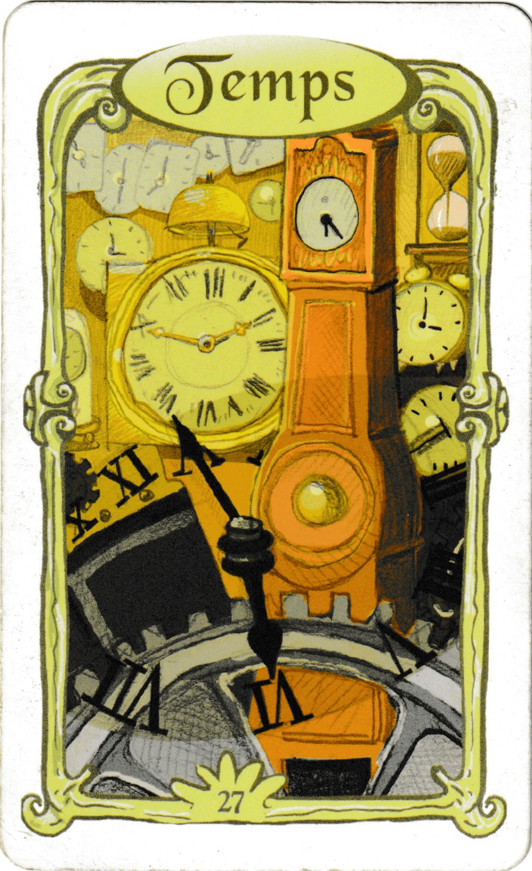 Oracle des Miroirs : la carte Temps - Signification et interprétation complète