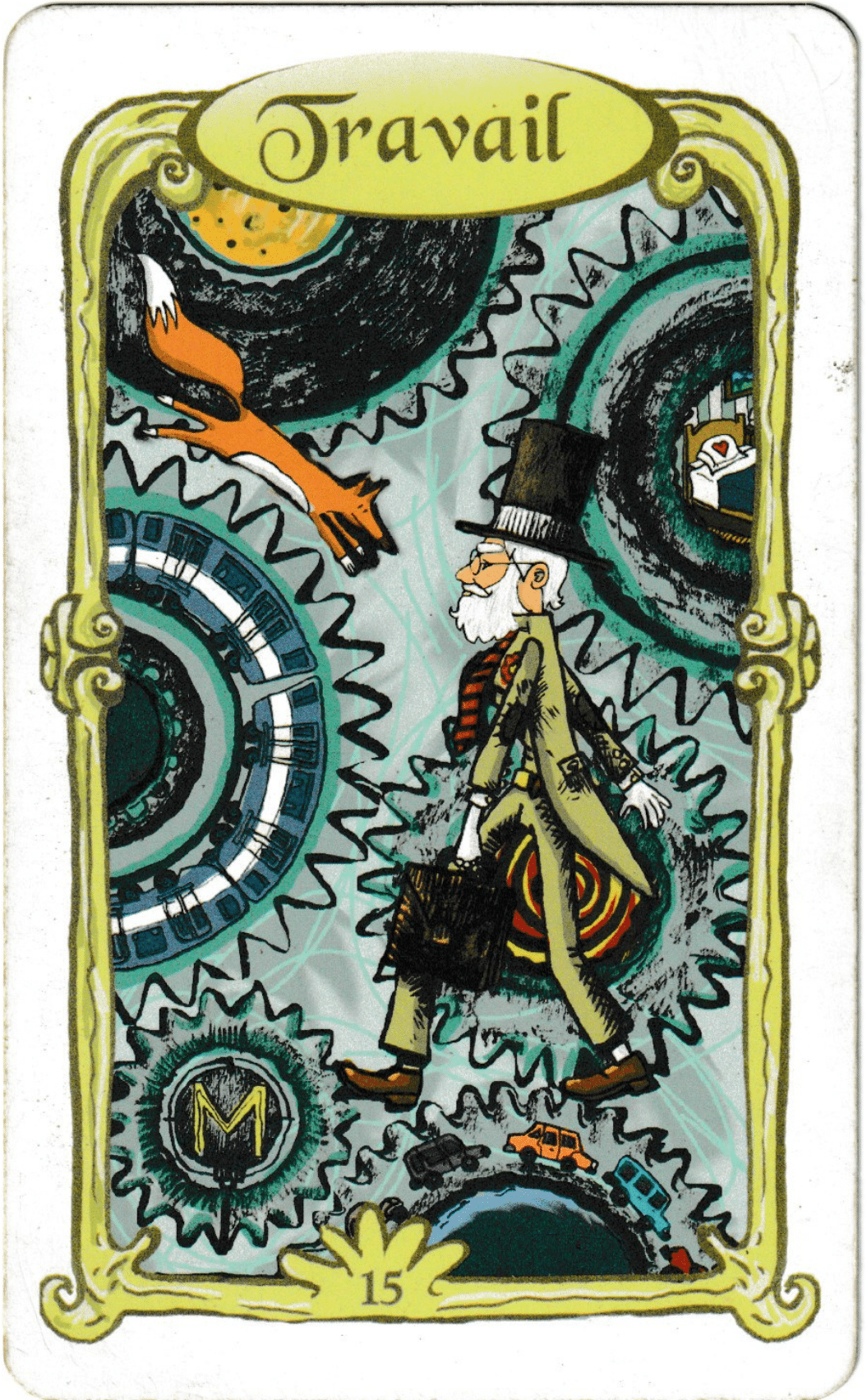 Oracle des Miroirs : la Carte Travail - Signification et Interprétation Complète