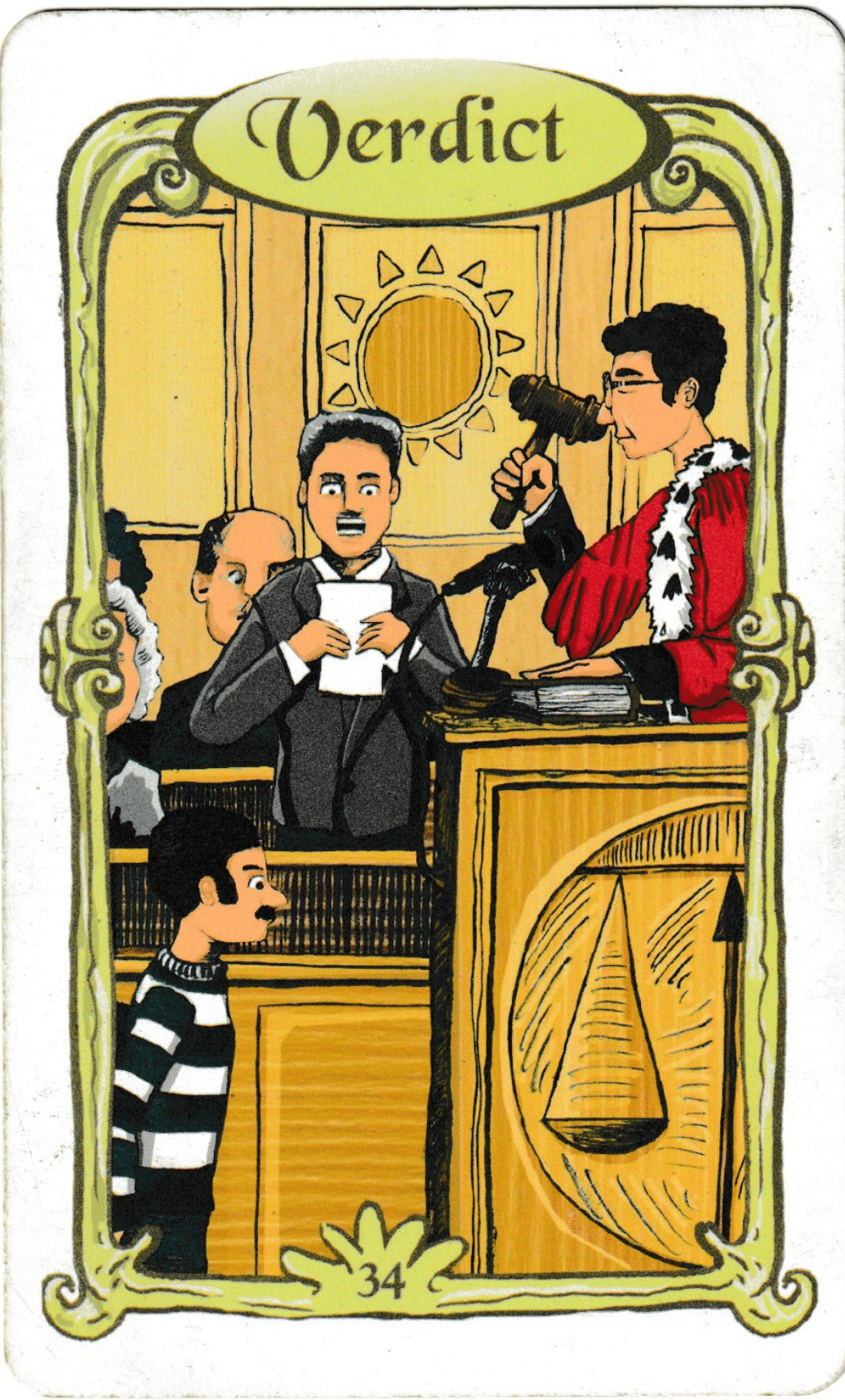 Oracle des Miroirs : la carte Verdict - Signification et interprétation complète