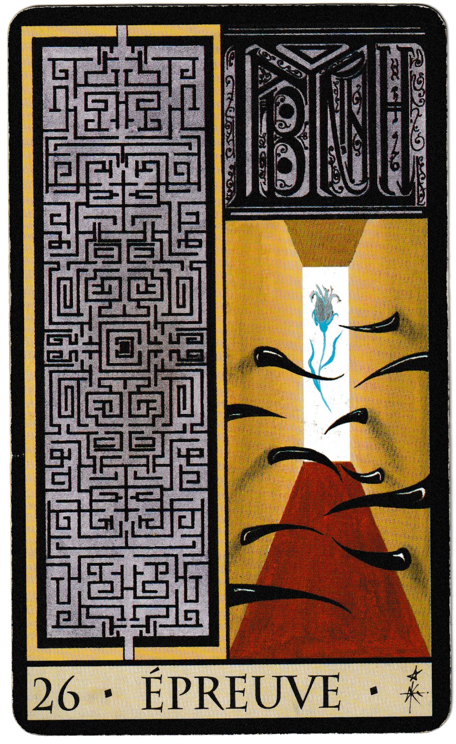 Carte Épreuve de l’Oracle de la Triade : signification, obstacle, test et résilience