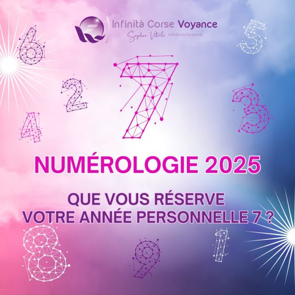 Année personnelle 7 en numérologie 2025 : amour, travail, argent, santé et spiritualité