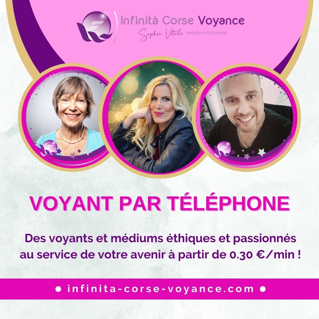 Voyant discount par téléphone : votre voyance sans CB ou par audiotel pas cher avec Sophie Vitali célèbre médium/voyante corse et ses meilleurs voyants et médiums