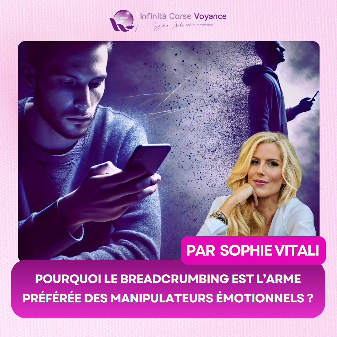 Pourquoi le breadcrumbing est l’arme préférée des manipulateurs émotionnels et comment se libérer des schémas répétitifs en amour ? Par Sophie Vitali célèbre médium et love coach