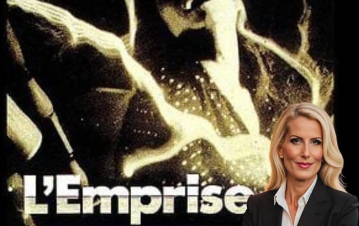 Affiche du film L’Emprise (1983), analysée par Sophie Vitali, experte en phénomènes paranormaux, dans le Chapitre IV de sa série sur les événements réels du film.