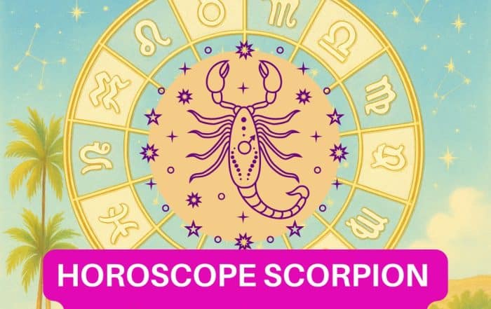 Illustration du signe astrologique Scorpion pour l’horoscope août 2025 gratuit, complet et détaillé sur le blog Sophie Vitali Voyance