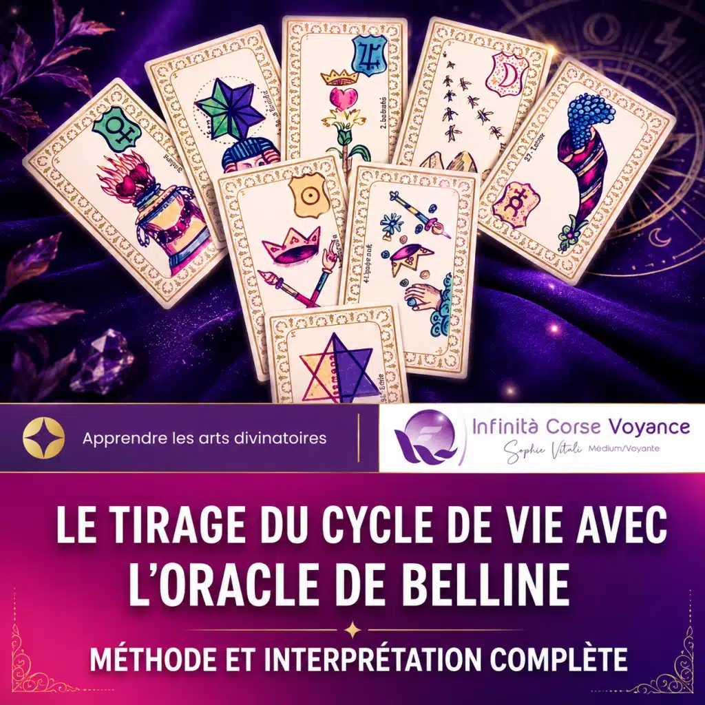 Tirage du cycle de vie avec l’Oracle de Belline : méthode et interprétation
