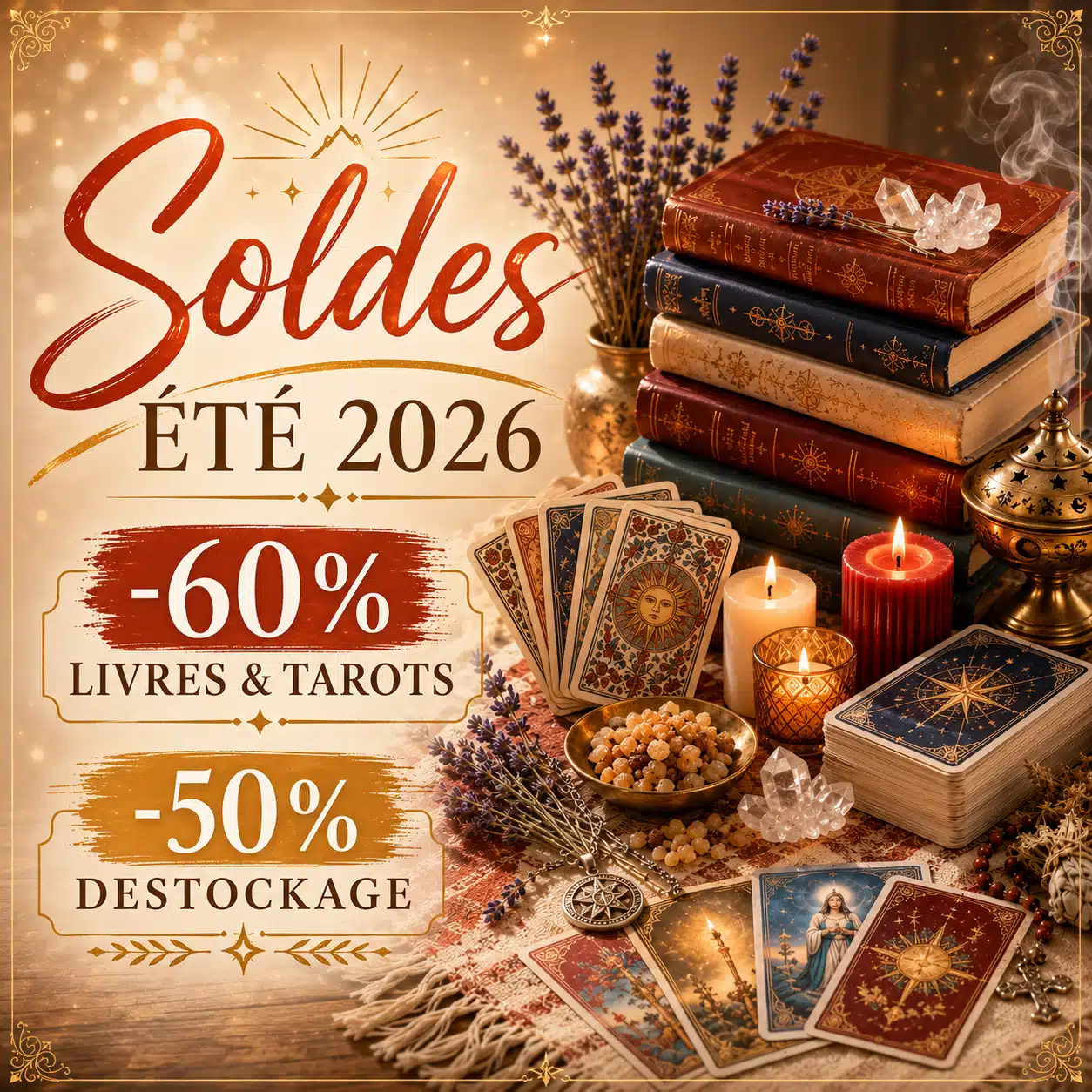 Soldes été 2026 Kurious Apprentice sur les livres ésotériques, tarots, oracles et déstockage jusqu’à moins 60 pour cent