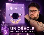 Marc Neu avec son livre Créer son propre oracle, guide pour concevoir un oracle divinatoire