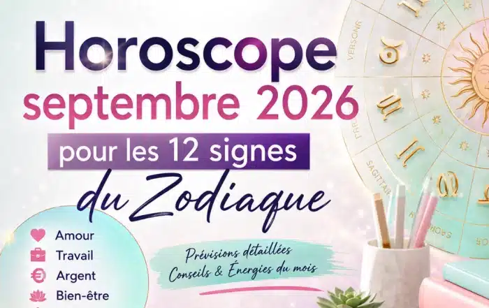 Horoscope septembre 2026 pour les 12 signes du zodiaque avec roue astrologique – Infinità Corse Voyance
