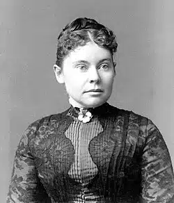 Portrait de Lizzie Borden vers 1890, au cœur de l’affaire des meurtres de Fall River en 1892