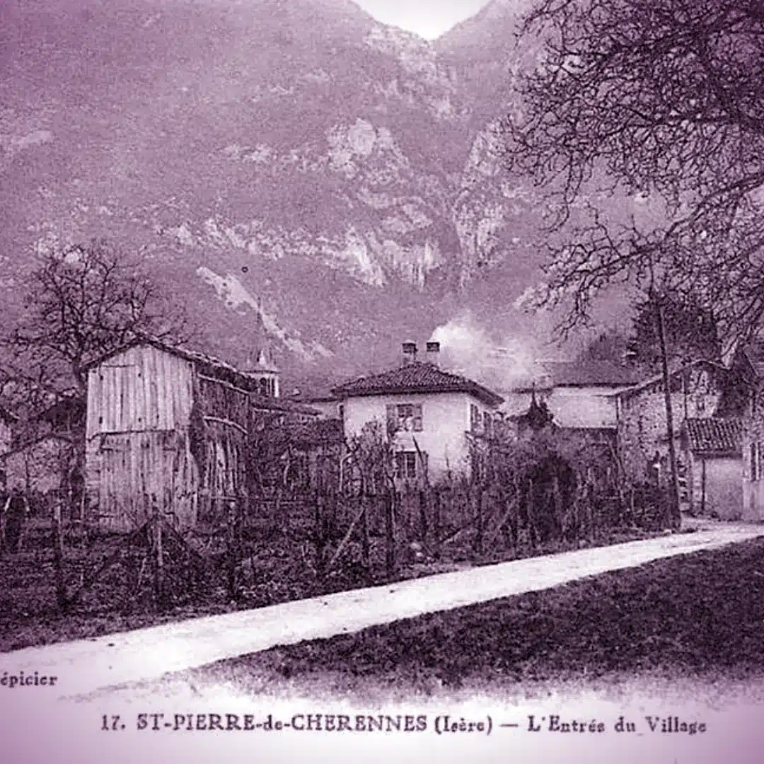 Saint-Pierre-de-Chérennes, en Isère Le village de Saint-Pierre-de-Chérennes, en Isère, près du lieu du drame du Vercors en décembre 1995